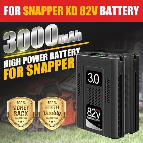 بطارية بديلة 82 فولت بحد أقصى 3.0 أمبير في الساعة لبطارية Snapper 82 فولت بحد أقصى BSB2AH82 متوافقة مع أدوات الطاقة اللاسلكية Snapper XD in Kuwait