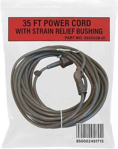 Maresh Products Replacement 35-Foot Power Cord Compatible with Dyson DC65, DC66, DC77, UP13, UP14, UP20, UP30 – Replaces OEM Part #92552801 – Includes Plug with Strain Relief, Machine End, and Bushing in Kuwait