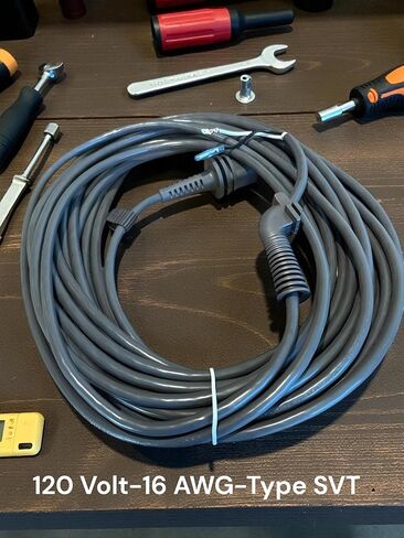 Maresh Products Replacement 35-Foot Power Cord Compatible with Dyson DC65, DC66, DC77, UP13, UP14, UP20, UP30 – Replaces OEM Part #92552801 – Includes Plug with Strain Relief, Machine End, and Bushing in Kuwait