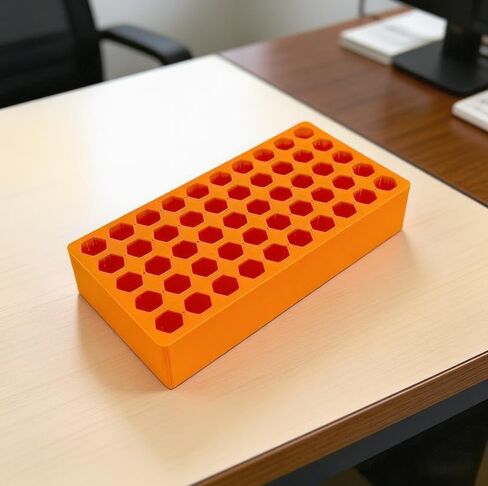 50-Hole Screwdriver Bit Organizer, 6.35mm Hex Bit Storage Case for Drill Bits in Kuwait