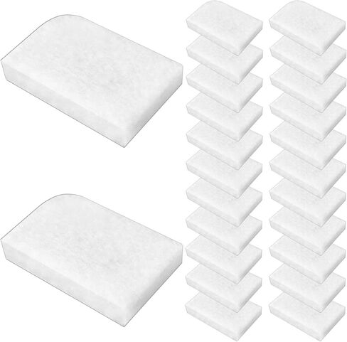 24 Pcs Water Polishing Pads Compatible with Fluval 306 307 406 407 Canister Filters, A244A1, Aquarium Mechanical Filter Media in Kuwait