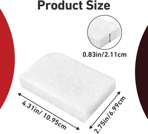 24 Pcs Water Polishing Pads Compatible with Fluval 306 307 406 407 Canister Filters, A244A1, Aquarium Mechanical Filter Media in Kuwait