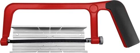 HAUTMEC Mini Miter Box, 5.3" Aluminum Mitre Block for 45°, 90°, 135° Precision Angle Cuts, Thick-Wall Reinforced Mitre Guide for Wood, Metal, Plastic, Trim & Craft Projects (HT0417) in Kuwait