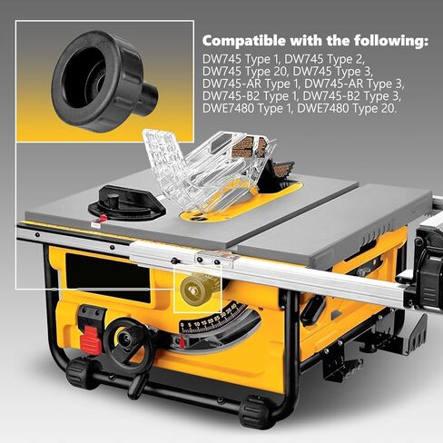 مقبض سياج بديل لمنشار الطاولة DeWalt DW745 DW745-AR DW745-B2 & DWE7480 المتوافق مع 5140032-28 (1) in Kuwait