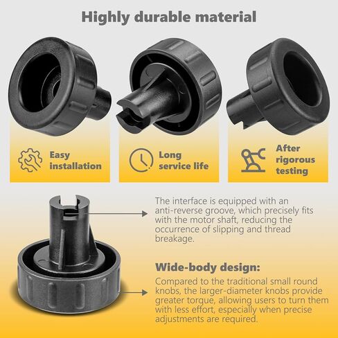 Replacement Fence Knob for DeWalt DW745 DW745-AR DW745-B2 & DWE7480 Table Saws Compatible with 5140032-28 (1) in Saudi Arabia