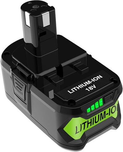 بطارية 8000 مللي أمبير P108 18 فولت متوافقة مع Ryobi 18V ONE+ استبدال البطارية P102 P103 P104 P105 P106 P108 P107 P109 P190 أدوات الطاقة اللاسلكية (عبوة واحدة) in Kuwait