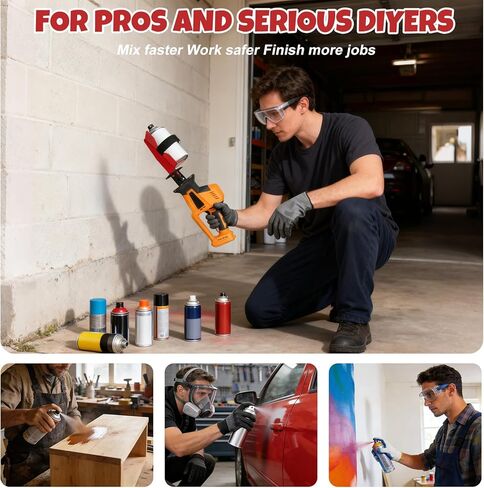 Secure Spray Can Shaker Attachment Reciprocating Saw Holder Anti Slip Strap Stabilizer Mixing Tool in Kuwait