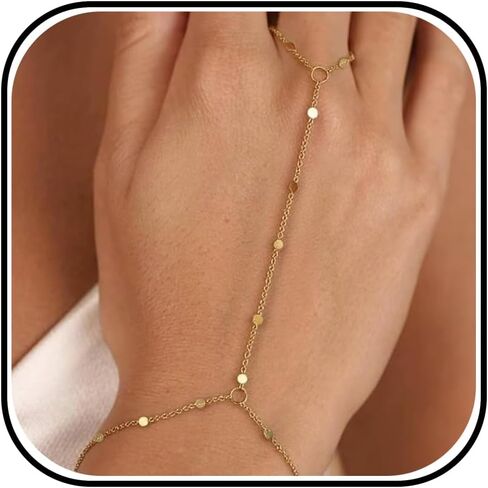 choice of all Hand Chain Bracelet Gold Bracelets Fing Ring Silver Rhinestone Chain Hand Jewelry Gifts for Women Trendy Stuffers in Saudi Arabia