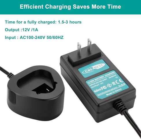 استبدال بطارية ليثيوم أيون 12 فولت 3.0 أمبير في الساعة من CREABEST لجهاز Dremel 8300 8220 8200 B812-03، B812-02، B812-01 أدوات لاسلكية، متوافقة مع بطارية Dremel 12 فولت تتضمن شحن ليثيوم أيون واحد in Kuwait