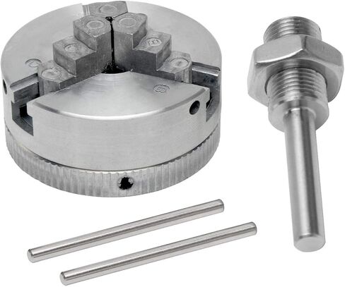 Mini Lathe Chuck Set, Z011 Extension Three Four Jaw Chuck and Connecting Rod Set, Electric Drill Chuck(Type B) in Kuwait