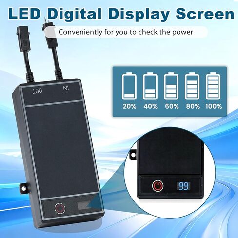 2 Rechargeable Battery Packs for Reclining Furniture, 2500mAh Universal Wireless Recliner Battery Charger for Electric Recliner, Sofas, Lift Chairs, Couch, 2-Pin Connection Reclining Furniture in Kuwait