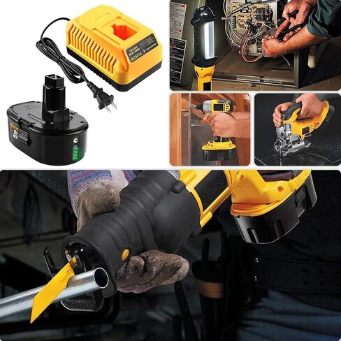 استبدال بطارية 7.0 أمبير 18 فولت لبطارية Dewalt 18V XRP DC9096 DC9098 DC9099 وشاحن DC9310 لبطارية Dewalt 7.2V-18V NI-CD NI-MH DC9091 DC9071 DE9057 DW9096 DW9094 DW9072 in Kuwait