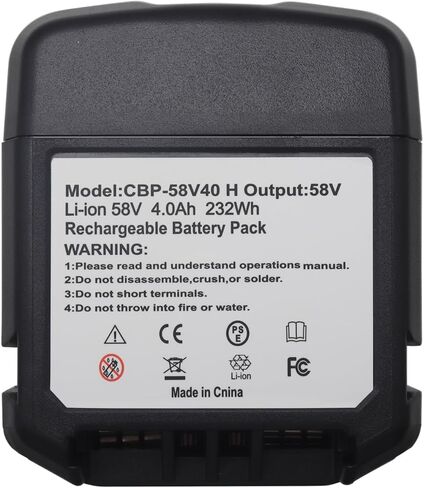 بطارية ليثيوم بديلة 58 فولت 4.0 أمبير في الساعة لـ ECHO CBP-58V4AH CBP-58V40 CBP-58V2AH CBP-58V20 متوافقة مع أداة الطاقة من سلسلة 58V MAX PRO CLM-58V CBL-58V CCS-58V CPLB-58V CHT-58V CDST-58V CST-58V CPH-58V in Kuwait