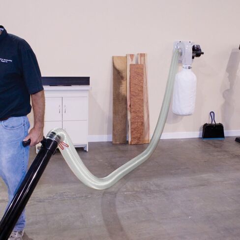 Peachtree Woodworking 4 بوصة 3 أقدام إلى 20 قدم E Z Flex خرطوم جمع الغبار PW517 in Kuwait