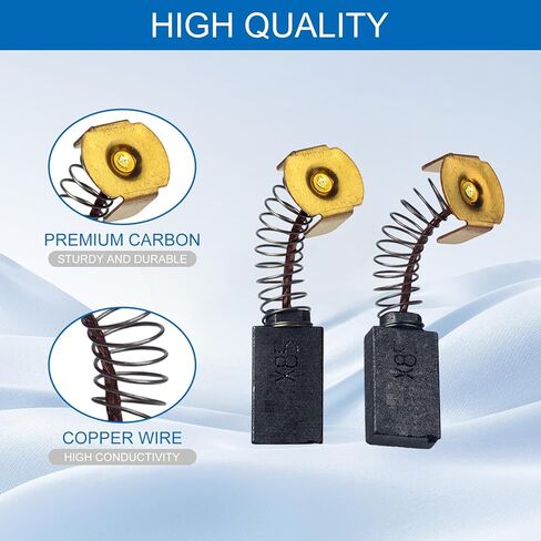4 Pack 1619X08020 Carbon Brushes Replacement Fits for Bosch Skil HD77 - S77 CIR SAW, Replaces 1619X01351, 2610320301, 2610912980, 1619X07410, 2610320391 in Saudi Arabia