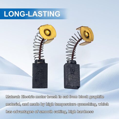 4 Pack 1619X08020 Carbon Brushes Replacement Fits for Bosch Skil HD77 - S77 CIR SAW, Replaces 1619X01351, 2610320301, 2610912980, 1619X07410, 2610320391 in Saudi Arabia