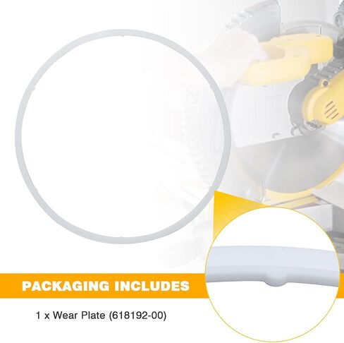 لوحة ارتداء 618192-00 متوافقة مع DeWalt DW718 DWS780 DWS782 DWS779 DW718-AR DW718-B2 DWS779 DWS780-AR DWS780-B2 لاستبدال 618192-00 in Kuwait