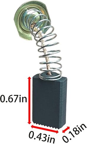 مجموعة استبدال فرشاة الكربون CB303 المكونة من 8 قطع تناسب أداة ماكيتا الكهربائية CB303 194996-6 191963-2 in Kuwait