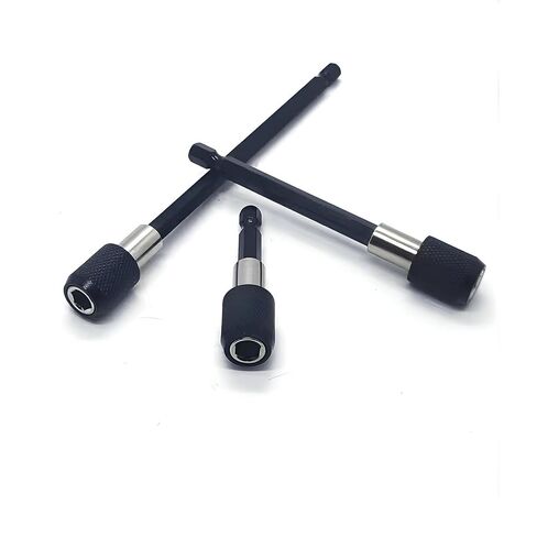 3 PCS Drill Bit Extension Quick Release Screwdriver Bit Holder 2.36" 4" 6" 1/4 inch Hex Shank Drill Bit Extender Magnetic Bit Extension Adapter Set for Power Screwdriver Drill Impact Driver in Kuwait
