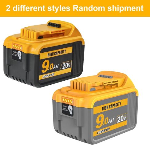 waitley 2 Pack 20V 9.0A Replacement Battery Compatible with Dewalt DCB200 DCD DCF DCG Series Cordless Power Tools (Not Made in Dewalt) in Kuwait