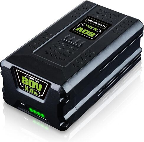 ترقية 5.0Ah بديلة لبطارية Greenworks 80V GBA80200 GBA80250 GBA80300 GBA80400 GBA80500، متوافقة مع أدوات الطاقة اللاسلكية Greenworks 80V in Kuwait