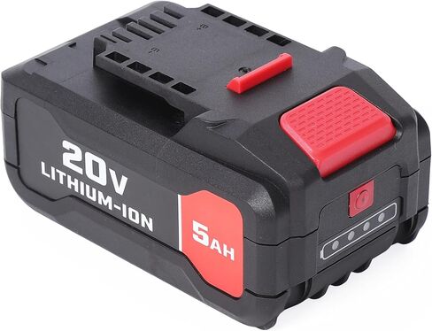 20V 5Ah Replacement Lithium-Ion Battery Pack and Charger Starter Kit for Bauer20V Cordless Power Tools Parts Chargers 1907C 1702CB in Kuwait