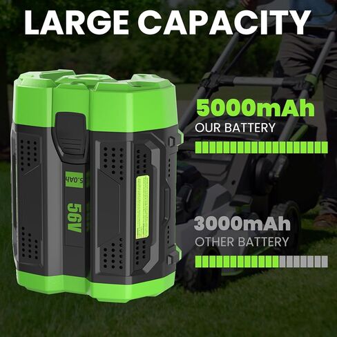 BA2800 5.0Ah Replacement for EGO Battery Compatible with EGO Battery 56V 5.0 Ah BA2800T BA4200T BA5600T BA1400 in Saudi Arabia