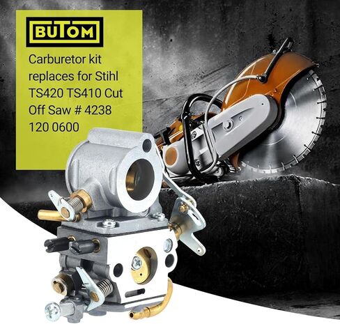 TS420 TS410 Carburetor for STIHL TS 420 TS410Z TS420Z Concrete Cut-Off Saw 4238 120 0600 C1Q-S118 Carb with Filter Maintenance Kit in Kuwait