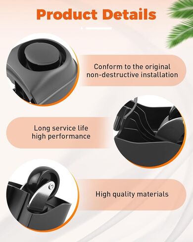 4Pack 12388 Foot Caster & 12293 Caster Wheel Kit Fit for Ridgid 6 9 12 16 Gallon Wet/Dry Vacs,Black in Kuwait