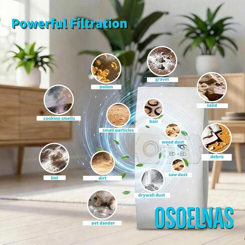 لأكياس Festool المكنسة الكهربائية 204308، أكياس OSOELNAS المكونة من 6 أكياس تجميع الغبار المتوافقة مع Festool CT MINI وCT MINI I وCT MIDI وCT MIDI I من 2019 وCTC MINI/MIDI، CT 15 in Kuwait
