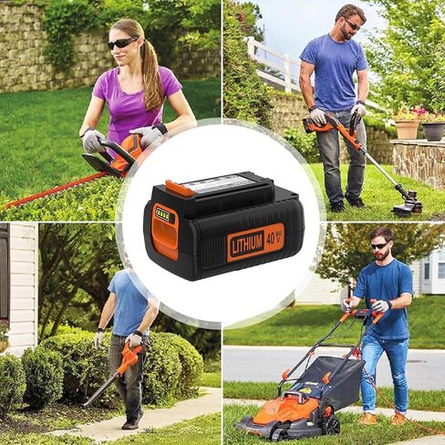 40 Volt 4.0Ah Replacement for Black and Decker 40V Lithium Battery LBX2040 LBXR36 LBXR2036 LST540 LCS1240 in Kuwait
