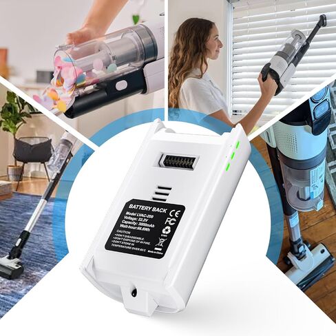 بطارية بديلة 3.0 أمبير في الساعة لجهاز Levoit LVAC-200، ترقية بطارية ليثيوم أيون 22.2 فولت متوافقة مع المكانس الكهربائية ذات العصا اللاسلكية Levoit lvac-200 LSV-V201-WUS in Kuwait