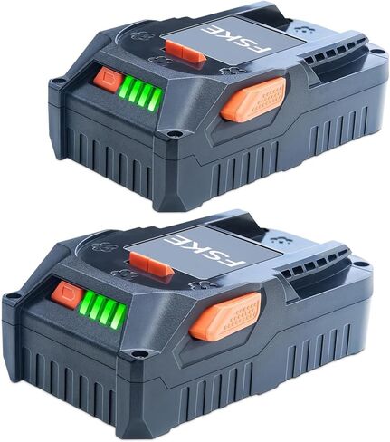 FSKE 2Pack 3.0Ah استبدال ليثيوم أيون لبطارية RIDGID 18V R840087 R840086 R840083 in Kuwait