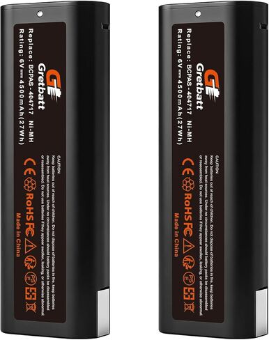 2X6V 4500mAh ni-mh تبديل البطارية ل Paslode 404717 B20544E BCPAS-404717 404400 900400 900420 900600 901000 902000 B207-3250 in Kuwait
