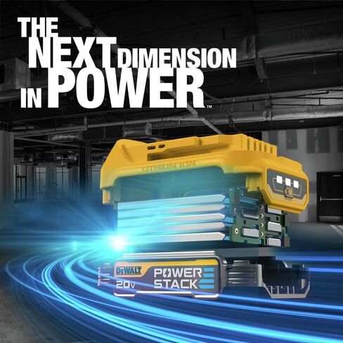 Dewalt DCBP034R 20V MAX POWERSTACK 1.7 Ah Compact Lithium-Ion Battery (Renewed) in Kuwait