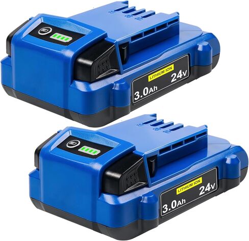 FSKE 2Pack 3.0Ah Lithium Battery Replacement for Kobalt 24v Battery KB624-03 KB524-03 KB424-03 in Kuwait