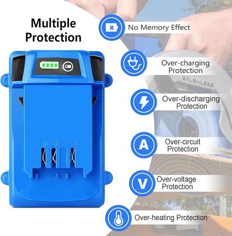 FSKE 2Pack 3.0Ah Lithium Battery Replacement for Kobalt 24v Battery KB624-03 KB524-03 KB424-03 in Kuwait