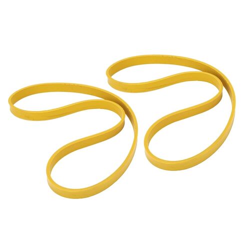 عبوتان من إطارات المنشار الحزامي يوريثان - 10 بوصة × 1/2 بوصة × 0.13 بوصة إطارات يوريتان لتقليل الضوضاء غير قابلة للانزلاق، يوريتان مرن لعجلة المنشار لأعمال النجارة in Kuwait