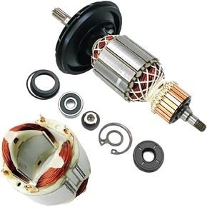 for Bosch RH540 Series Power Tool Rebuild Kit - Armature (1619P10864), Field Coil (1619P08324) for RH540/RH540S/RH540M in Kuwait