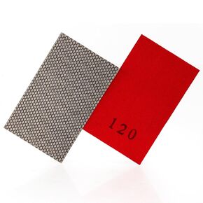 Diamond Sandpaper 400 Grit Nylon Back Diamond Abrasive Paper Sheets for Glass Ceramic Concrete Metal Polishing(2-Pack) in Kuwait