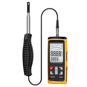 PM8916 Hot Wire Anemometer Handheld with Telescopic Probe, CFM/CMM Digital Wind Speed Meter Gauge, Air Flow Velocity Tester for Measuring HVAC, Duct Airflow, Wind Speed, Wind Chill in Saudi Arabia
