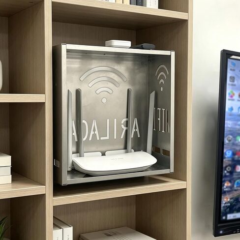 غطاء جهاز توجيه واي فاي كبير، مانع إشارة واي فاي Emf، يسمح بالاستخدام دون انقطاع - حماية فاراداي كيج إي إم إف، جهاز توجيه واي فاي DOX Hider وأنماط النسيج المضافة in Kuwait