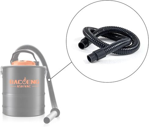 BACOENG Vacuum Hose Dust Collection Kit for 4 Gallon Ash Vacuum in Kuwait