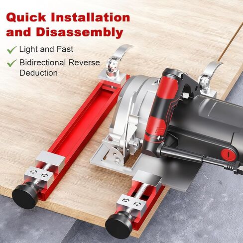 Adjustable Circular Saw Guide Rail for 12-Inch Saw, Precision Aluminum Cutting Base Guide Specifically for Woodworking, Milling, and DIY Tasks in Kuwait