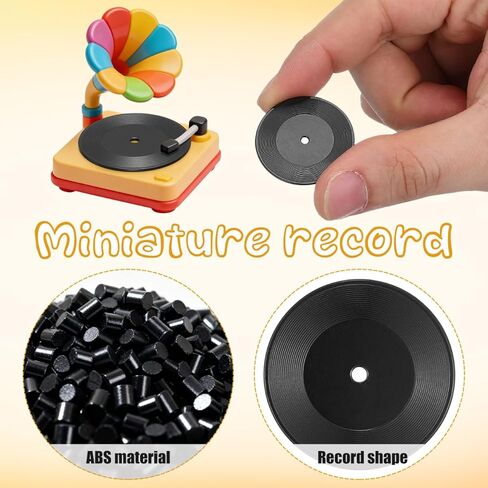 سجل Aboofan Dollhouse 6pcs Dollhouse Miniature Records 1:12 Scale Mini Record Miny Music Room Furniture Model Doll Accoun in Kuwait