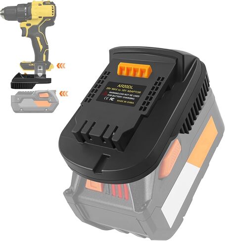 محول لبطارية Ridgid AEG 18 فولت للتحويل إلى أداة لاسلكية لبطارية Dewalt 20 فولت (من Ridgid إلى Dewalt) in Kuwait