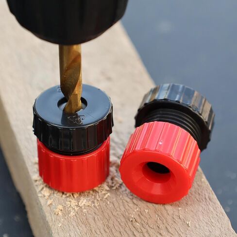3Pcs Drill Stoper Collar Adjustable Rings Shaft Drill Bit Depth Stop Collar Positioner Hole Guide Woodwork Tool (3Pcs-8-13,2.5cm×2.5cm) in Kuwait