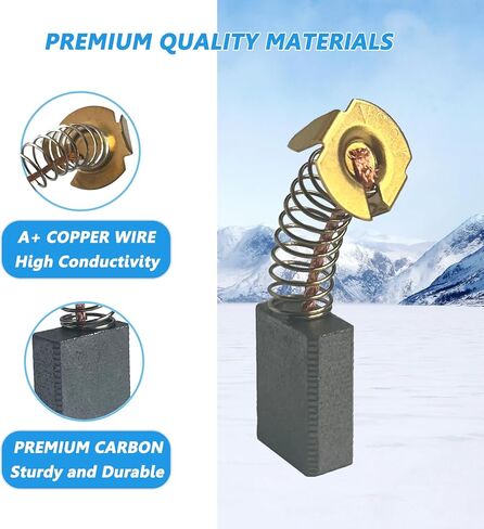 4 قطعة 5140033-19 فرشاة منشار الطاولة مناسبة لقطع غيار DW745 DWE7480 DWE7490X DWE7491RS DWE7499GD in Kuwait