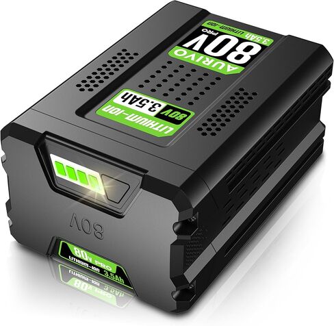 3.5Ah Battery Replacement for Greenworks 80V Battery, 280Wh 1200+ Cycles Li-ion Battery, Fits 75+ Greenworks 80V Power Tools, for Greenworks Pro 80V Lithium Battery in Kuwait