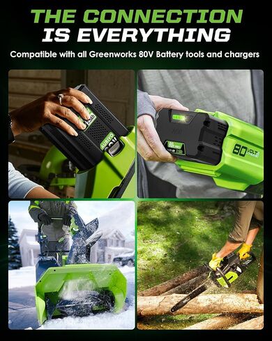 3.5Ah Battery Replacement for Greenworks 80V Battery, 280Wh 1200+ Cycles Li-ion Battery, Fits 75+ Greenworks 80V Power Tools, for Greenworks Pro 80V Lithium Battery in Kuwait